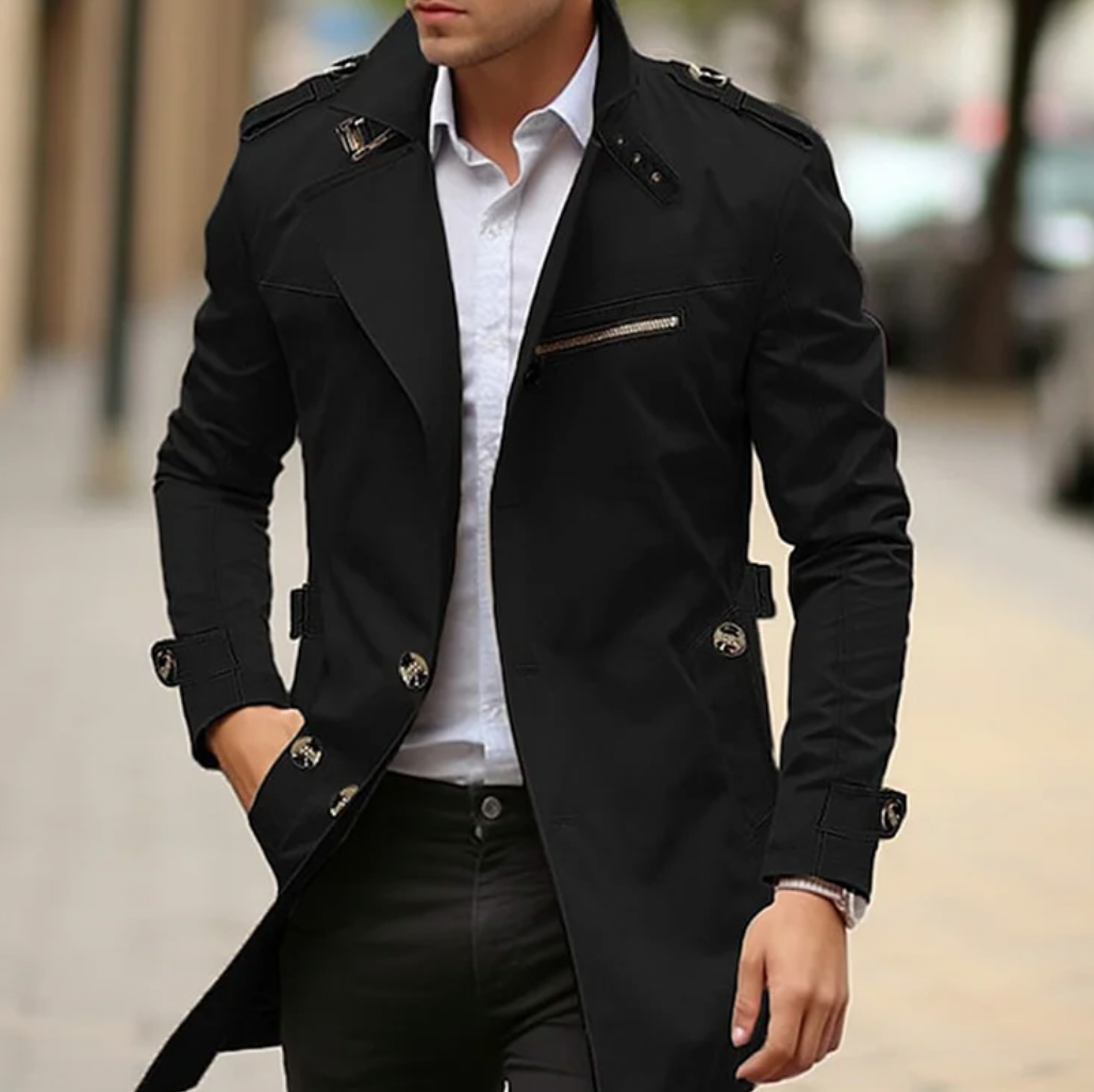 NENOKEN | Elegante klassieke trenchcoat voor heren