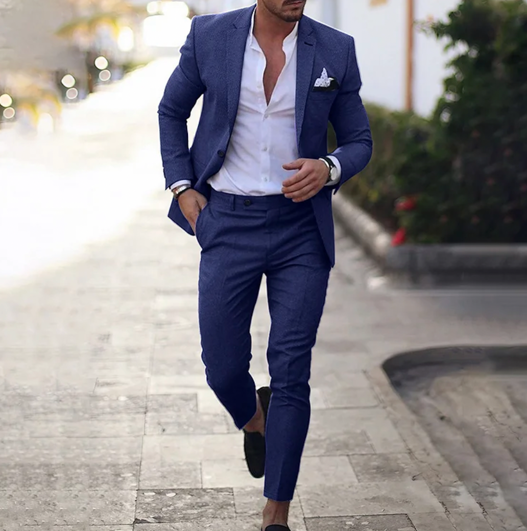 NENOKEN | 2-delige set Elegant slim-fit pak voor heren