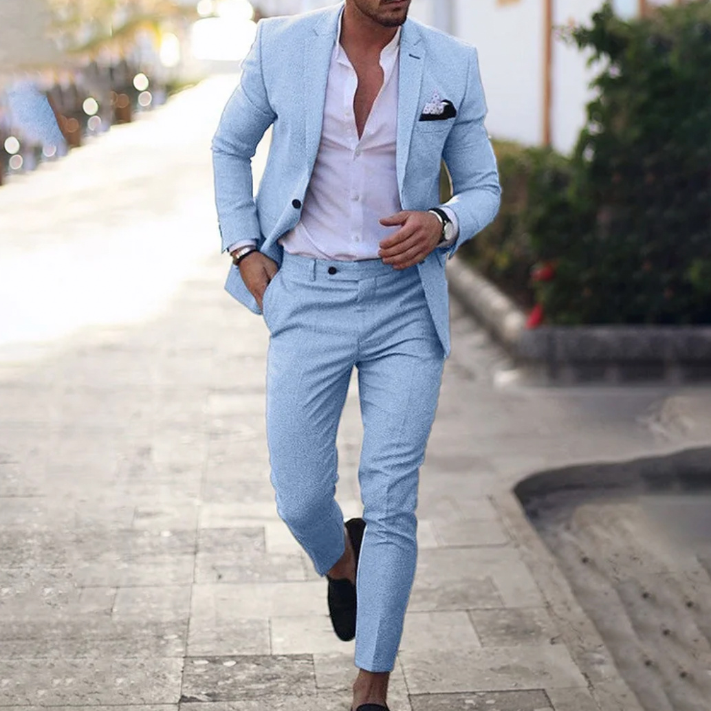 NENOKEN | 2-delige set Elegant slim-fit pak voor heren