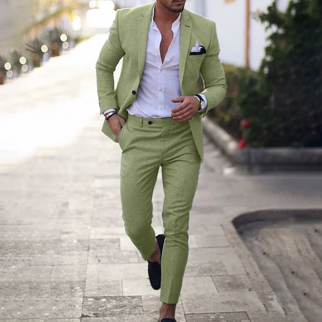 NENOKEN | 2-delige set Elegant slim-fit pak voor heren