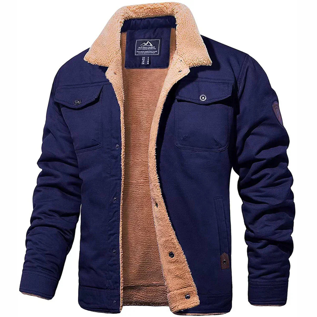NENOKEN | Herenwinterjack met teddyvoering