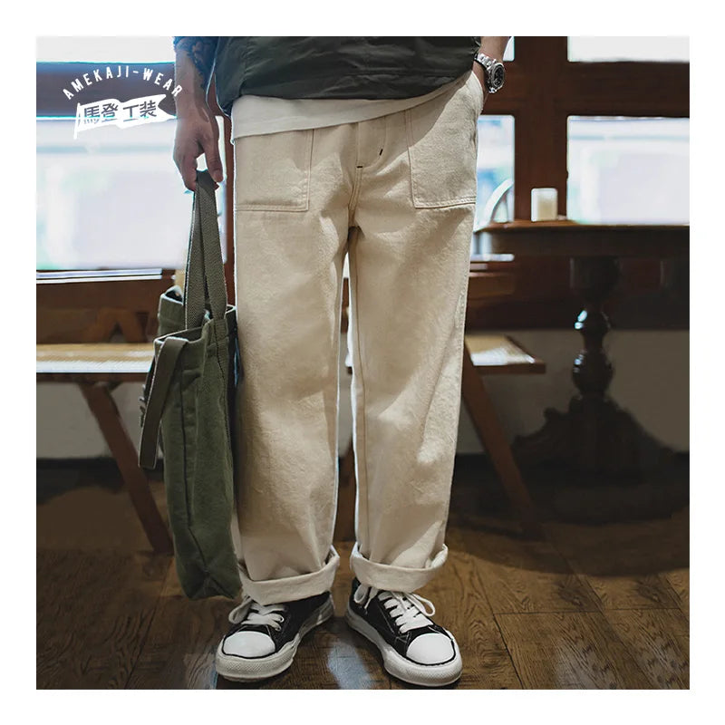 NENOKEN | Casual, loszittende, handgemaakte broek