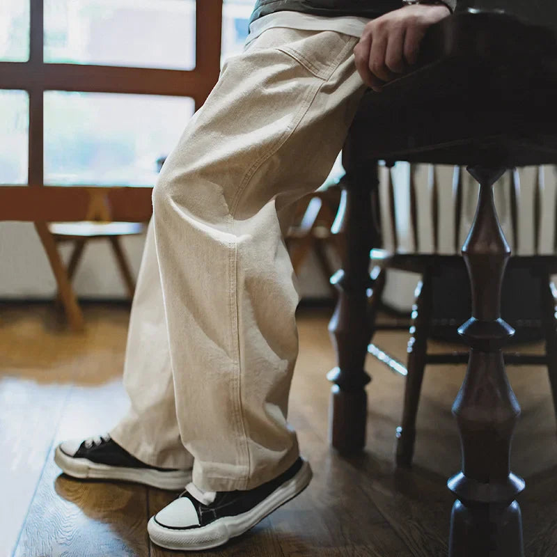 NENOKEN | Casual, loszittende, handgemaakte broek
