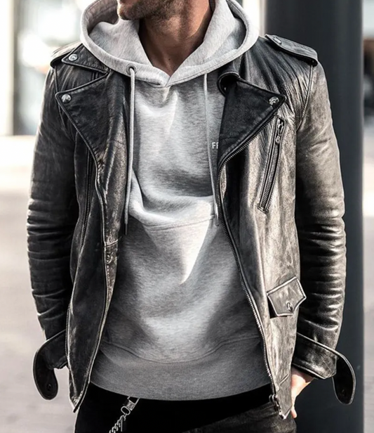 NENOKEN | Elegant premium leren jack voor heren