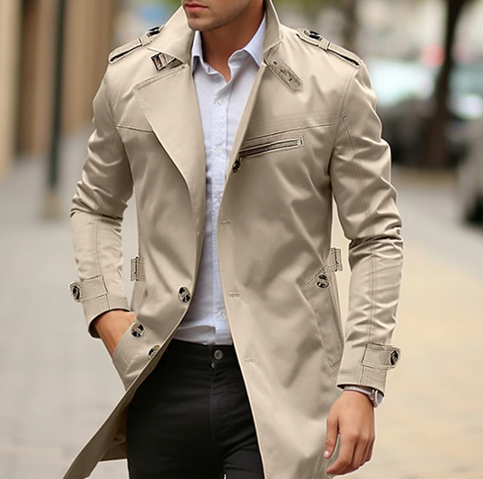 NENOKEN | Elegante klassieke trenchcoat voor heren