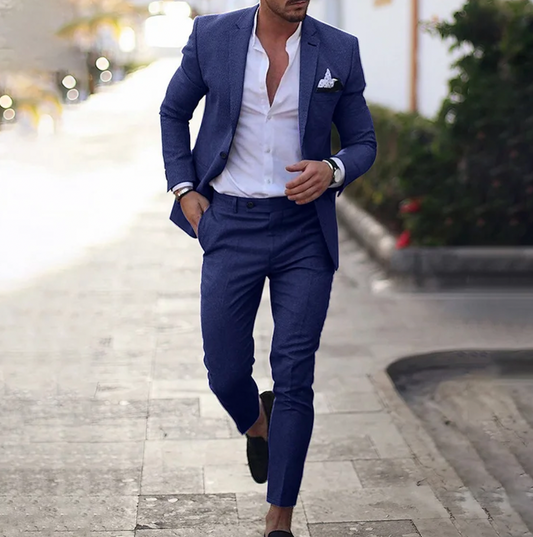 NENOKEN | 2-delige set Elegant slim-fit pak voor heren