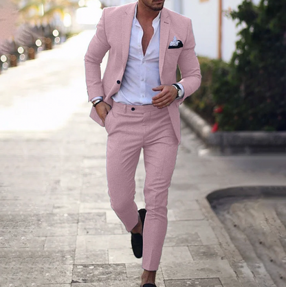 NENOKEN | 2-delige set Elegant slim-fit pak voor heren