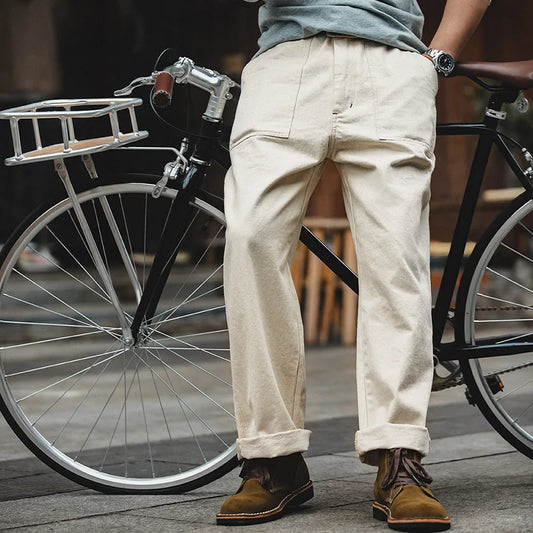 NENOKEN | Casual, loszittende, handgemaakte broek