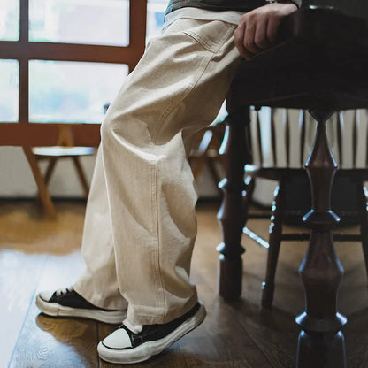 NENOKEN | Casual, loszittende, handgemaakte broek